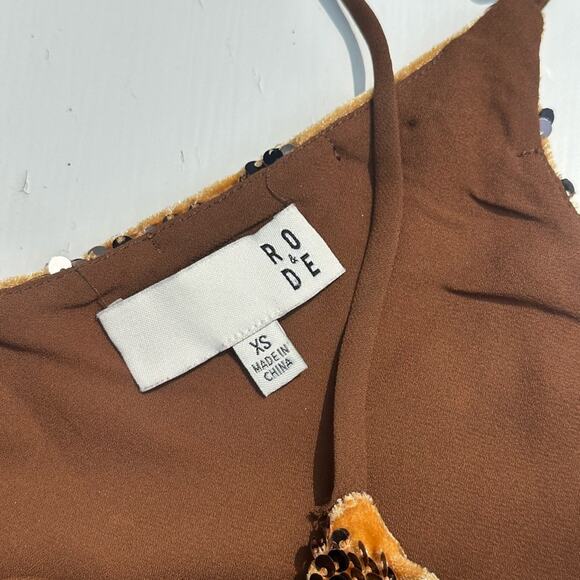 Ro & De Gold Sequin Camisole - Picture 7 of 7